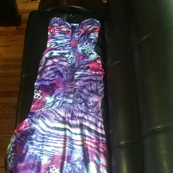 Printed gown