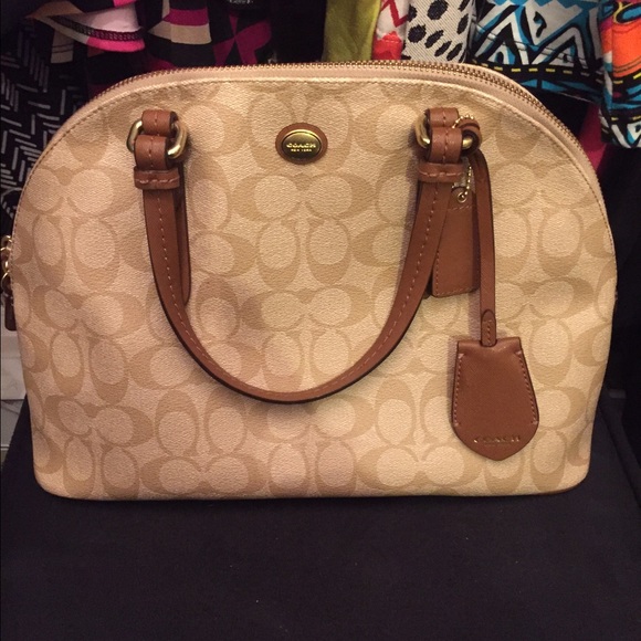 AUTH Coach Monogram Bag