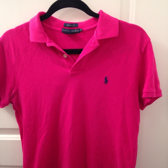 Collared Pink Polo shirt