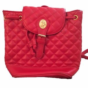 Small red backpack from Disney.