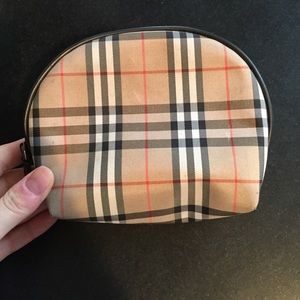 Authentic Burberry cosmetic bag
