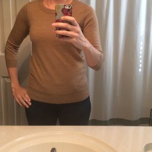 J Crew merino wool 3/4 length sweater