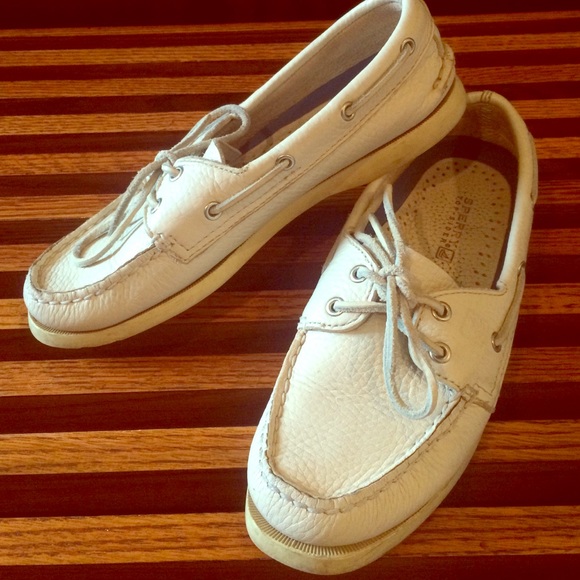 White Sperrys
