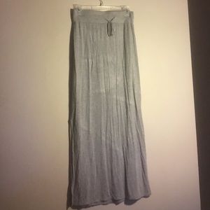 Long grey skirt