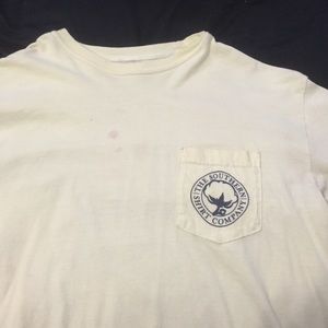 Yellow Long sleeve SSCO tee shirt size M