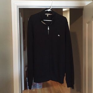 XL men's Burberry 1/4 zip