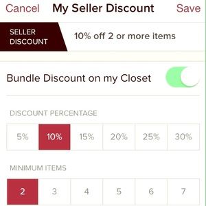 Seller discount!
