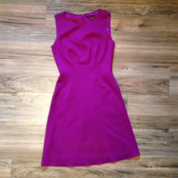 Vibrant purple Tahari dress