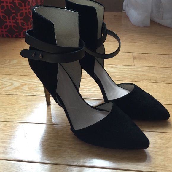 Joe's Jeans Shoes - Joe's Jeans Suede Wrap around heels