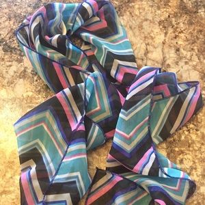 $2 Chevron Print Long Scarf