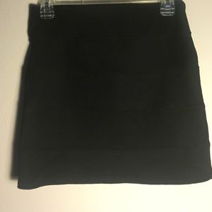 Black pencil skirt