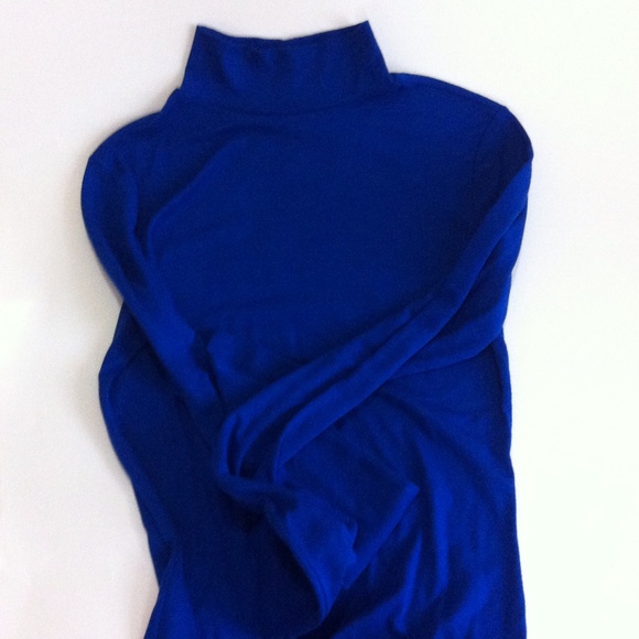 Midnight Blue long sleeve turtleneck - Picture 1 of 2