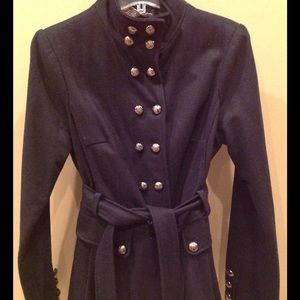 Midnight Blue Pea coat