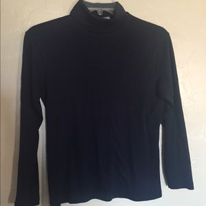 $2 Basic Black Turtleneck