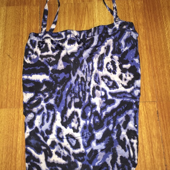 Funky animal print tank top