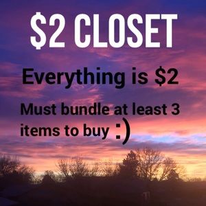 Everything is $2! (Listed as $3 to be "Available")