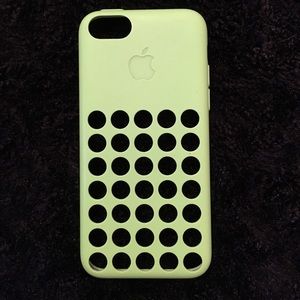 Lime green iPhone 5c case