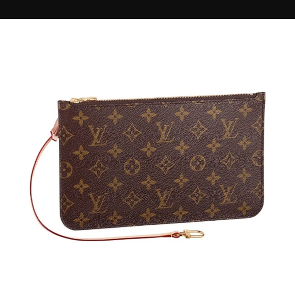 Louis Vuitton signature logo print pochette