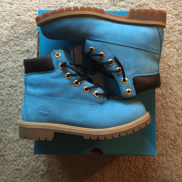 Blue timberland size 5