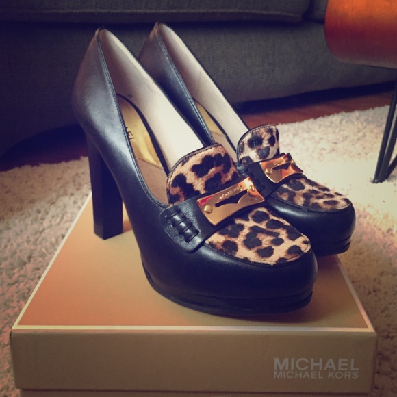 MICHAEL KORS LEOPARD PLATFORMS