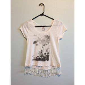 Fringed top