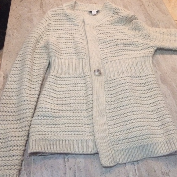 Cream knit cardigan
