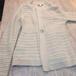 Cream knit cardigan