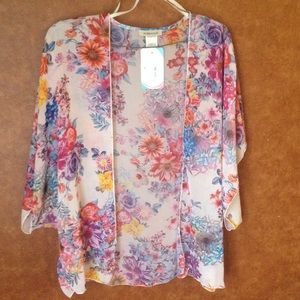 Chiffon cardigan