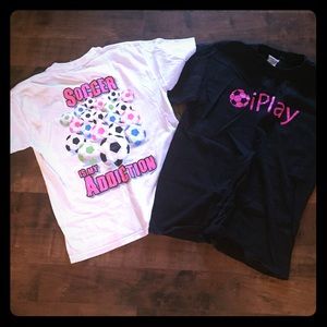 Soccer tshirt lot! All size small!