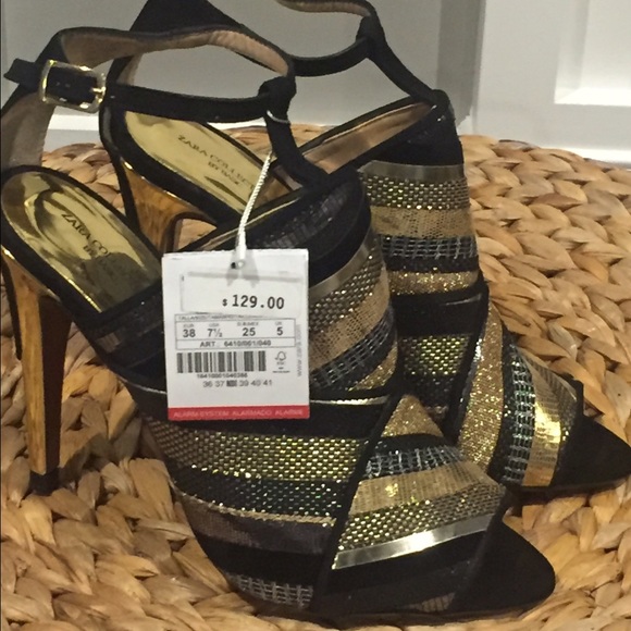 NEVER WORN Fancy High Heel Sandals - Picture 2 of 4