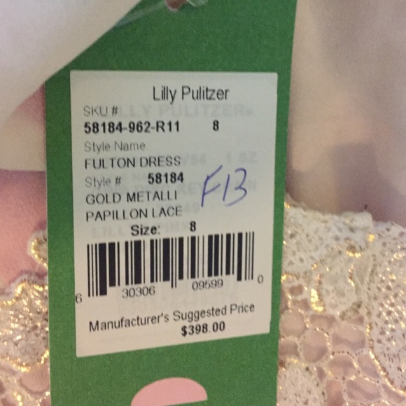 Lilly Pulitzer Dresses - Lilly Pulitzer Gold Papillon Fulton Dress Lilly Pulitzer Dresses - Lilly Pulitzer Gold Papillon Fulton Dress
