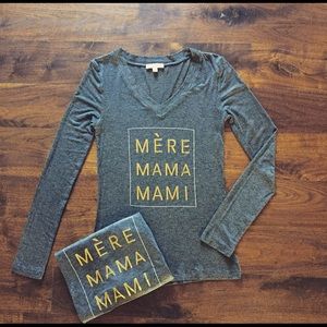 Mama V-neck