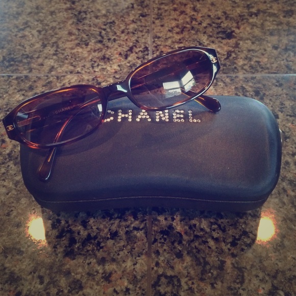 Chanel Sunglasses | Tortoise with Crystals