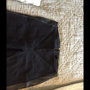 JCrew Pixie Pant with Leather Tux Stripe