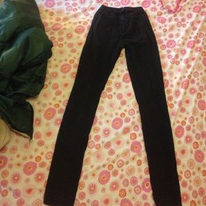Black jeggings