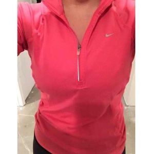 Pink nike pullover