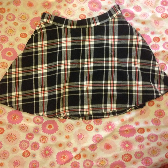 Plaid Mini Skirt