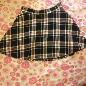 Plaid Mini Skirt