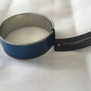 New French connection teal bangle, tags on