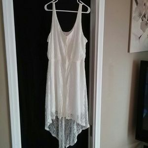 White lace dress