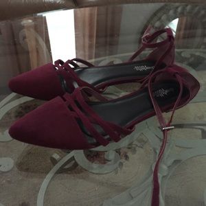 Charlotte Russe Plum flats