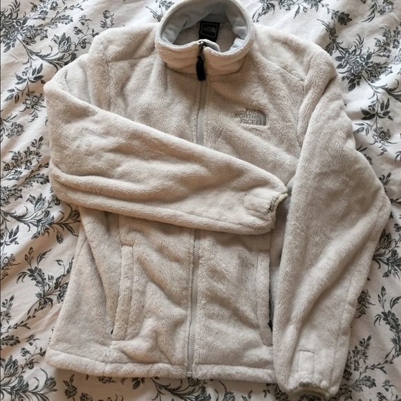 North Face furry zip up