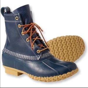 LL Bean Blue Thinsulate Duck Boots - 8M