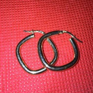 14k Gold Hoops!