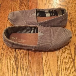 TOMS Gray Corduroy