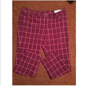 NWT Worthington Ankle Cropped Pants