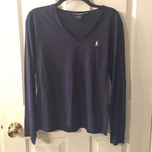 Navy Blue Ralph Lauren Long Sleeve