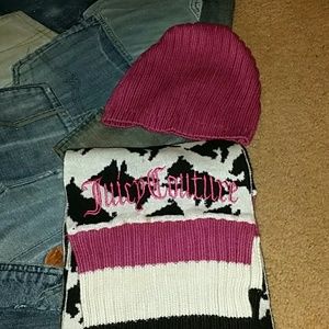 Juicy Couture Hat & scarf set