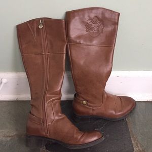 Etienne Aigner "Banana Bread" Iconic Riding Boot