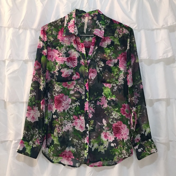 Bellatrix Size Floral Blouse | Small